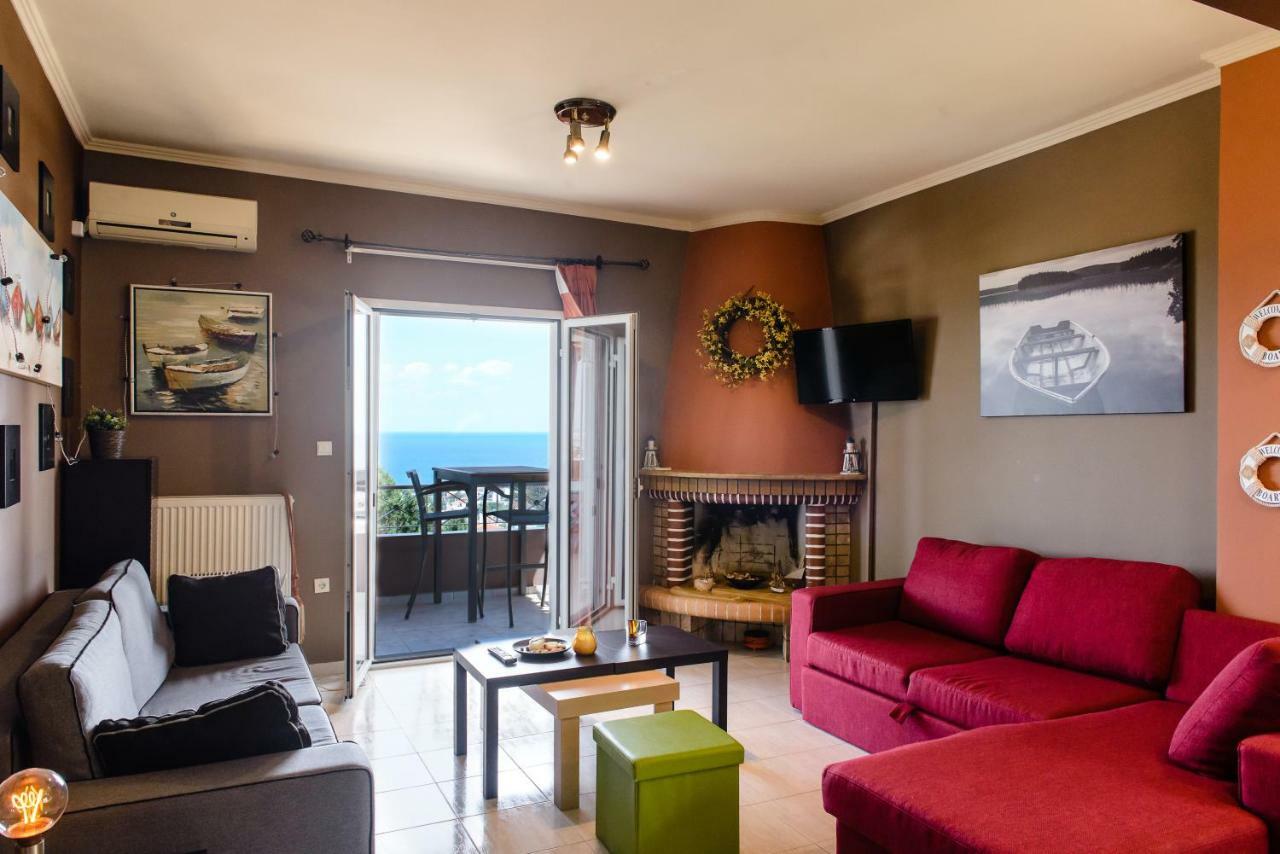 Peris Panoramic Villa Near Athens Airport Paralia  エクステリア 写真