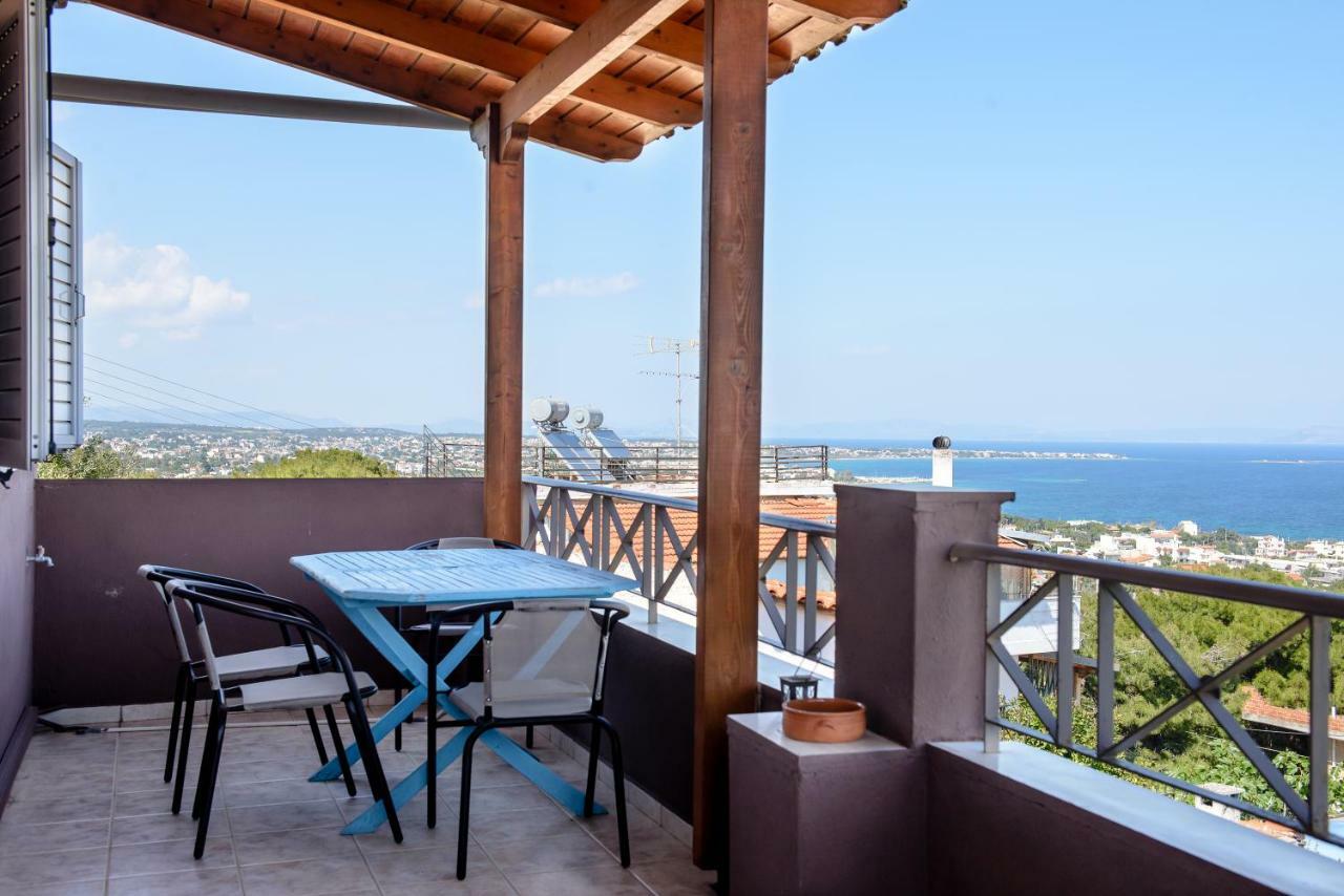 Peris Panoramic Villa Near Athens Airport Paralia  エクステリア 写真