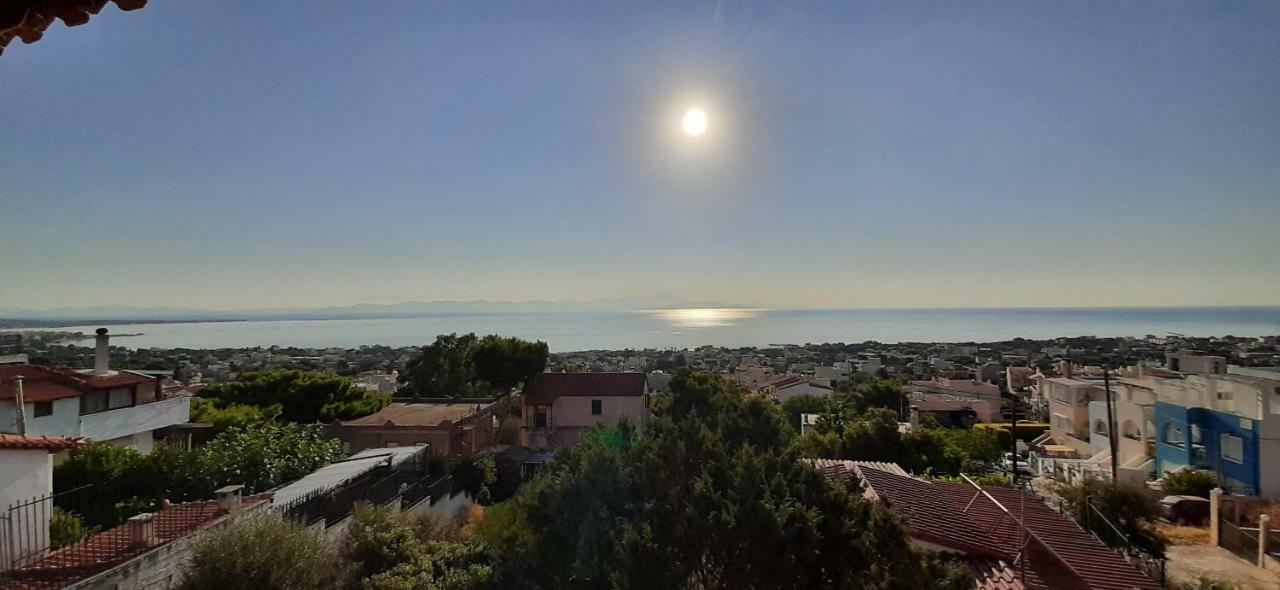 Peris Panoramic Villa Near Athens Airport Paralia  エクステリア 写真