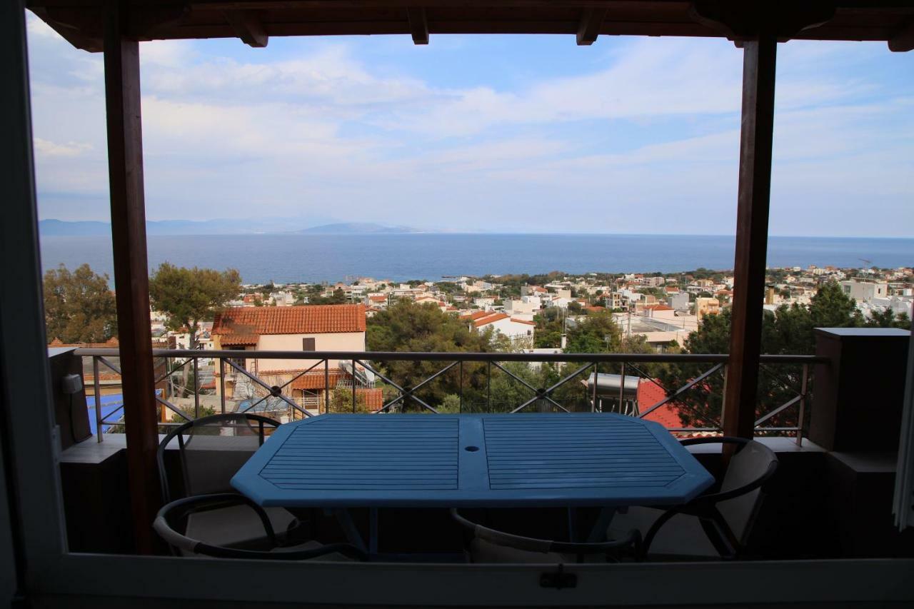 Peris Panoramic Villa Near Athens Airport Paralia  エクステリア 写真
